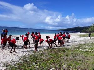 Beach soccer in Rodrigues
